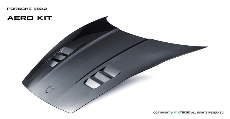 Paktechz Porsche 992.2 Full Dry - Carbon (Prepreg) Aerodynamics Kit Aftermarket Carbon Fiber Part / Bodykit - Robot Bodykits