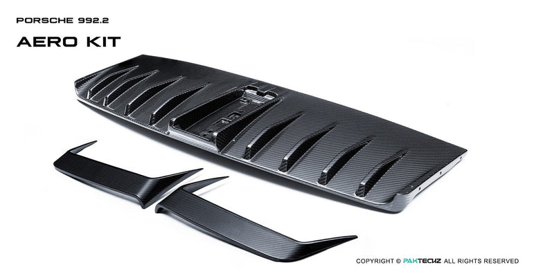 Paktechz Porsche 992.2 Full Dry - Carbon (Prepreg) Aerodynamics Kit Aftermarket Carbon Fiber Part / Bodykit - Robot Bodykits