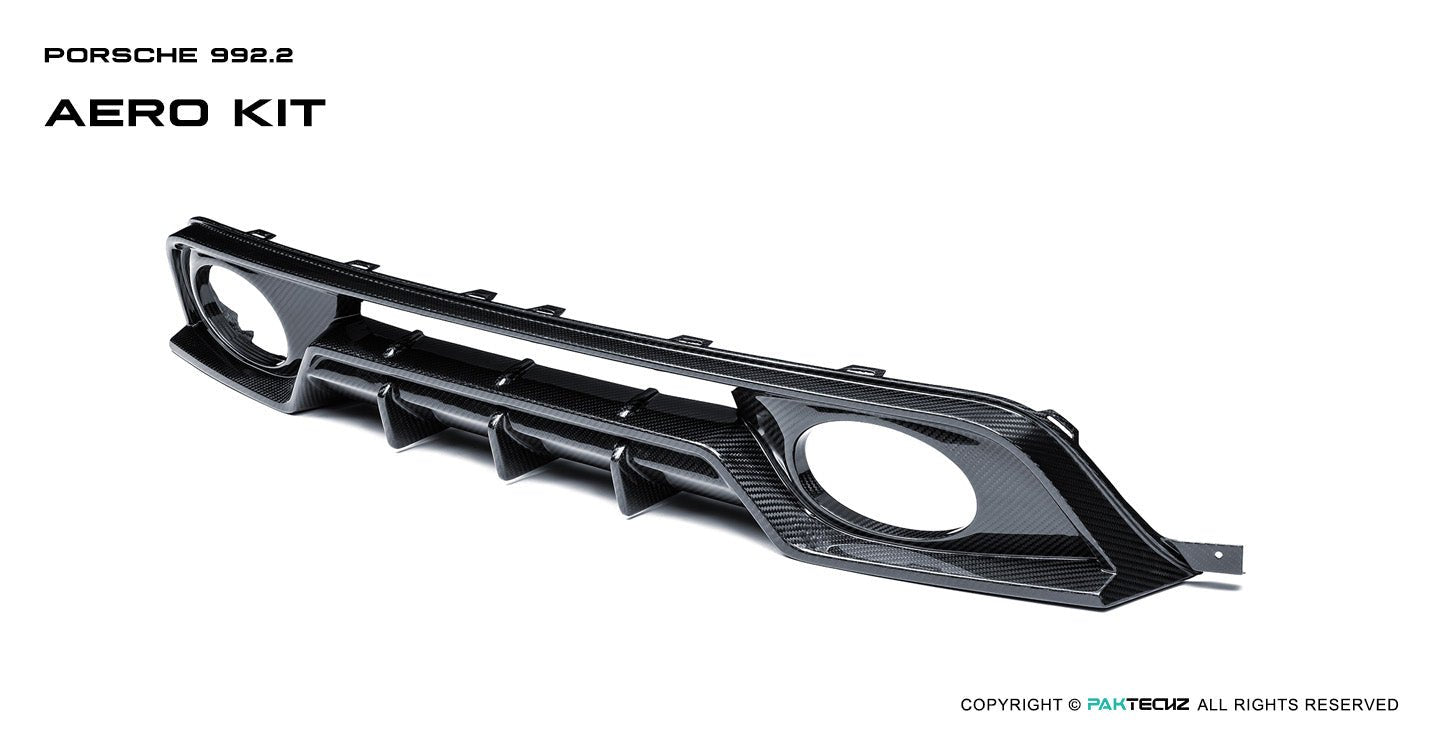 Paktechz Porsche 992.2 Full Dry - Carbon (Prepreg) Aerodynamics Kit Aftermarket Carbon Fiber Part / Bodykit - Robot Bodykits
