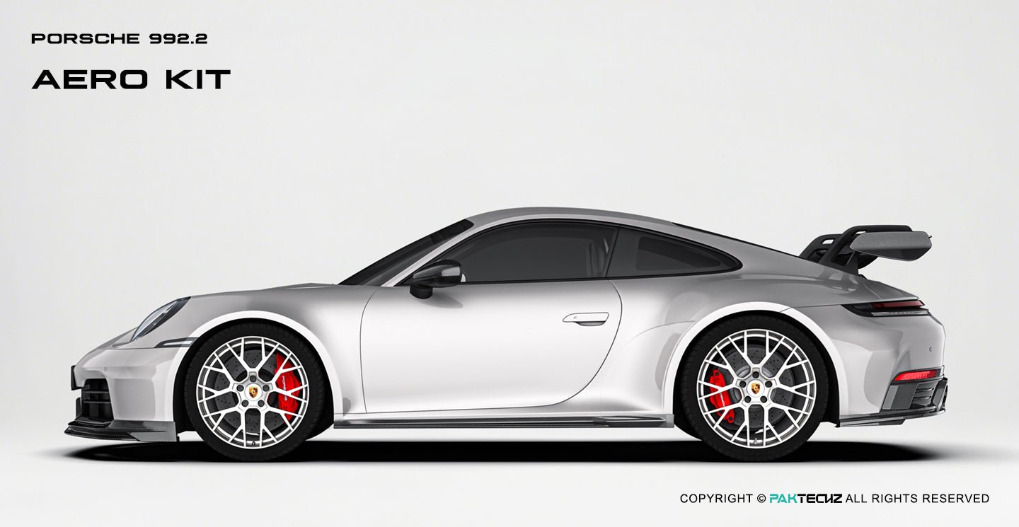 Paktechz Porsche 992.2 Full Dry - Carbon (Prepreg) Aerodynamics Kit Aftermarket Carbon Fiber Part / Bodykit - Robot Bodykits