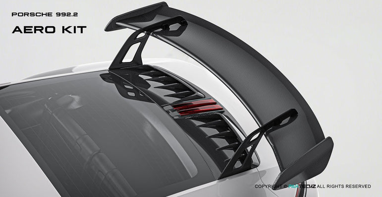 Paktechz Porsche 992.2 Full Dry - Carbon (Prepreg) Aerodynamics Kit Aftermarket Carbon Fiber Part / Bodykit - Robot Bodykits