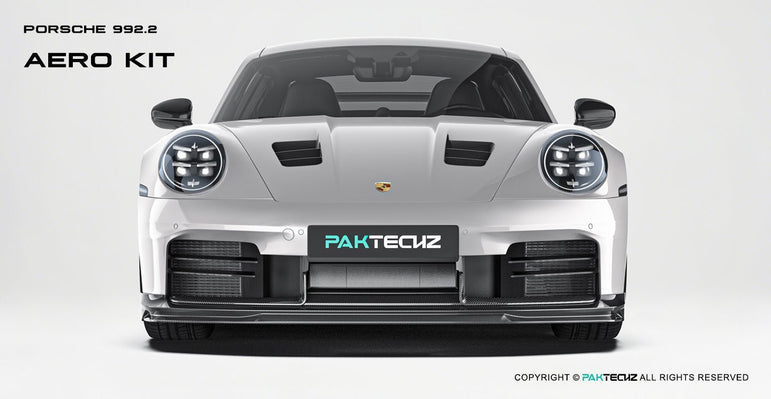 Paktechz Porsche 992.2 Full Dry - Carbon (Prepreg) Aerodynamics Kit Aftermarket Carbon Fiber Part / Bodykit - Robot Bodykits