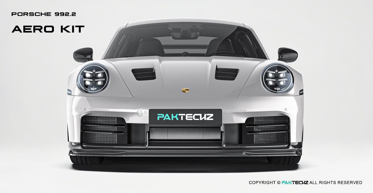 Paktechz Porsche 992.2 Full Dry - Carbon (Prepreg) Aerodynamics Kit Aftermarket Carbon Fiber Part / Bodykit - Robot Bodykits