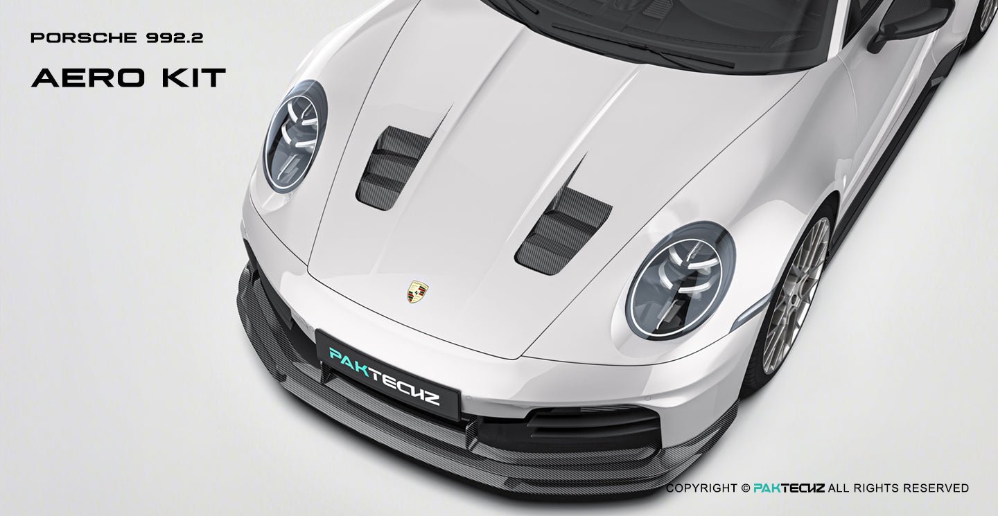Paktechz Porsche 992.2 Full Dry - Carbon (Prepreg) Aerodynamics Kit Aftermarket Carbon Fiber Part / Bodykit - Robot Bodykits