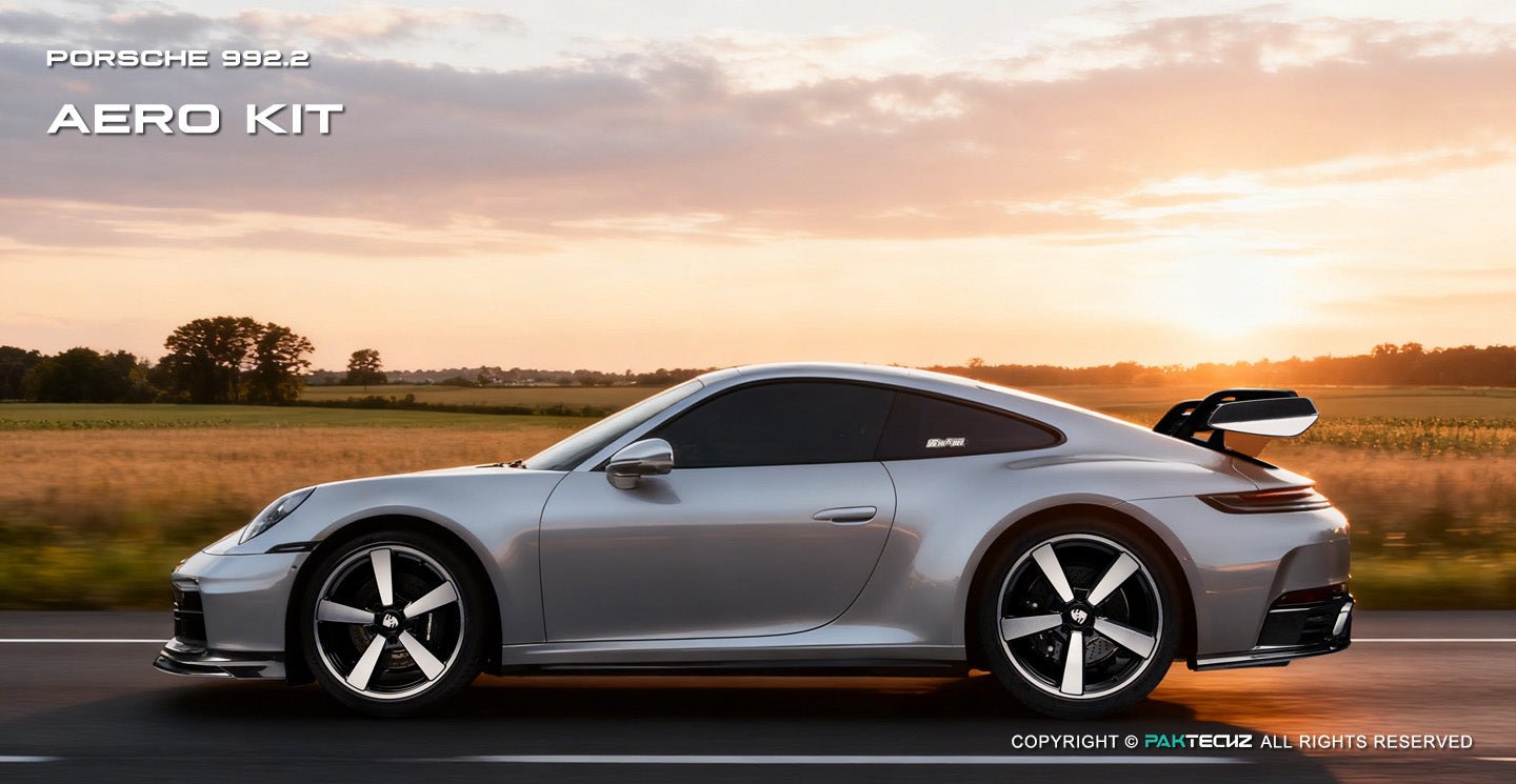 Paktechz Porsche 992.2 Full Dry - Carbon (Prepreg) Aerodynamics Kit Aftermarket Carbon Fiber Part / Bodykit - Robot Bodykits