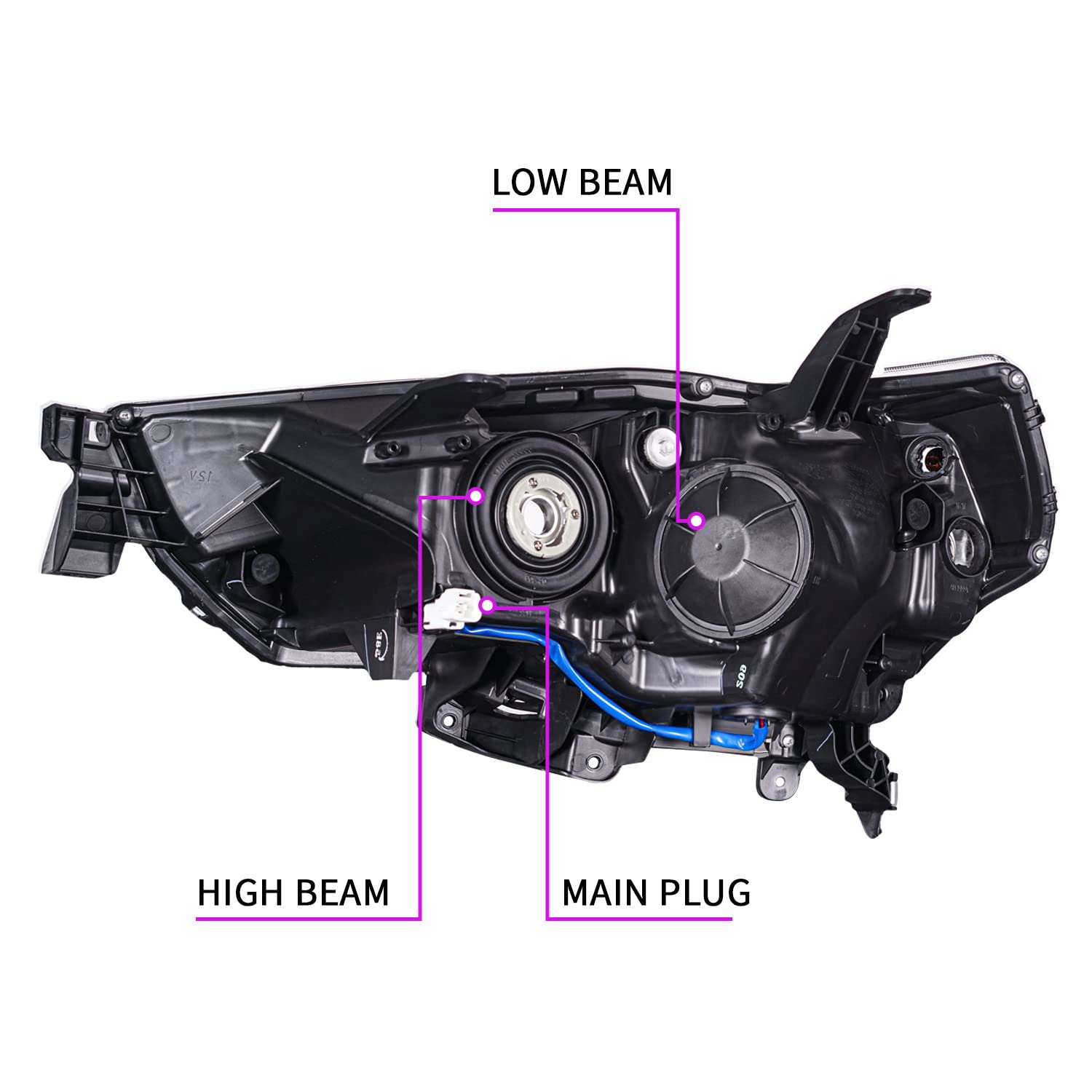 Headlights Assembly For Toyota 4Runner 2014-2022(OE Style)