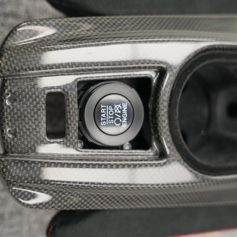 Pista Style Centre Console for Ferrari GTB / Spyder (LHD & RHD) Aftermarket Carbon Fiber Part / Bodykit - Robot Bodykits
