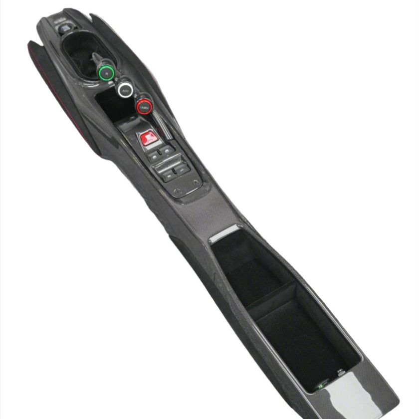 Pista Style Centre Console for Ferrari GTB / Spyder (LHD & RHD) Aftermarket Carbon Fiber Part / Bodykit - Robot Bodykits