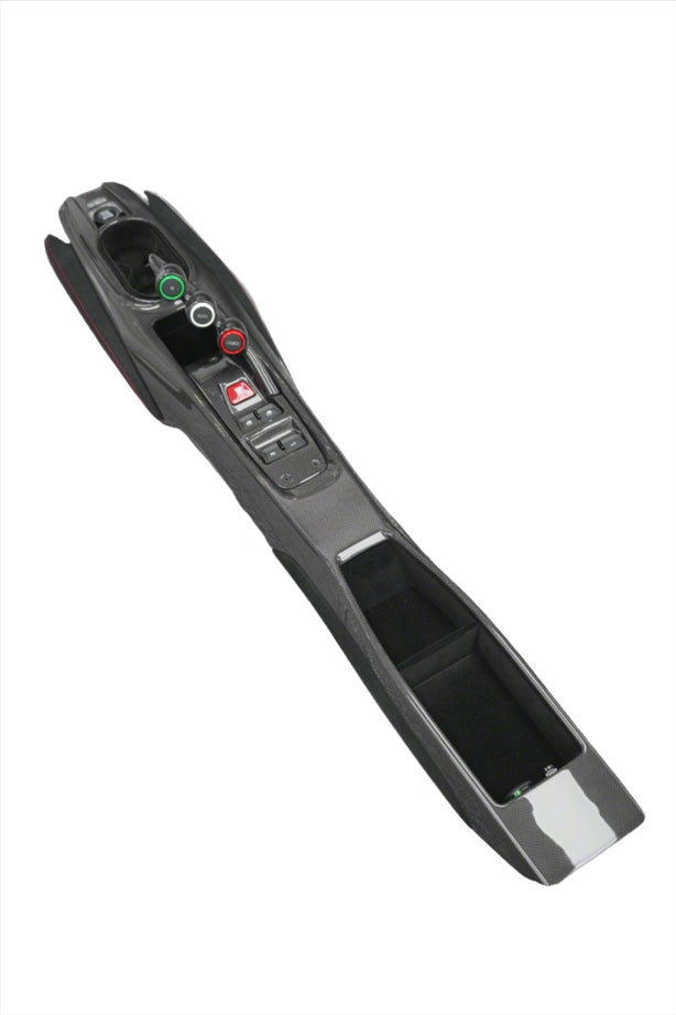 Pista Style Centre Console for Ferrari GTB / Spyder (LHD & RHD) Aftermarket Carbon Fiber Part / Bodykit - Robot Bodykits