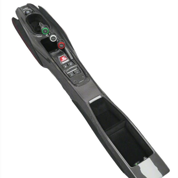 Pista Style Centre Console for Ferrari GTB / Spyder (LHD & RHD) Aftermarket Carbon Fiber Part / Bodykit - Robot Bodykits