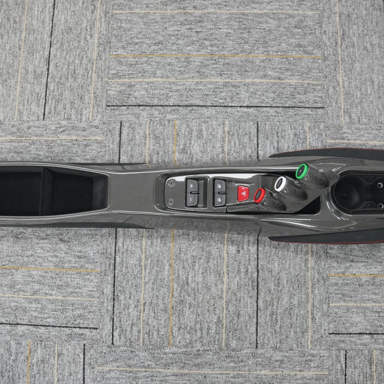 Pista Style Centre Console for Ferrari GTB / Spyder (LHD & RHD) Aftermarket Carbon Fiber Part / Bodykit - Robot Bodykits