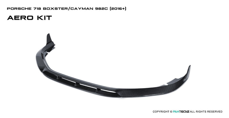 Porsche 718 2016-2020 Porsche Cayman / Boxster (GTS is not suitable) Paktechz Full Dry Carbon Aerodynamics kit Aftermarket Carbon Fiber Part / Bodykit - Robot Bodykits
