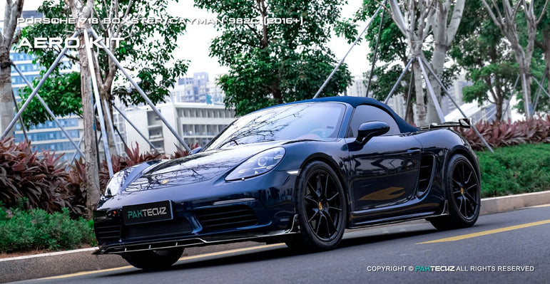 Porsche 718 2016 - 2020 Porsche Cayman / Boxster (GTS is not suitable) Paktechz Full Dry Carbon Aerodynamics kit Aftermarket Carbon Fiber Part / Bodykit - Robot Bodykits