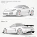 Porsche 718 2016 - 2020 Porsche Cayman / Boxster (GTS is not suitable) Paktechz Full Dry Carbon Aerodynamics kit Aftermarket Carbon Fiber Part / Bodykit - Robot Bodykits