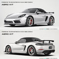 Porsche 718 2016 - 2020 Porsche Cayman / Boxster (GTS is not suitable) Paktechz Full Dry Carbon Aerodynamics kit Aftermarket Carbon Fiber Part / Bodykit - Robot Bodykits