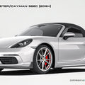 Porsche 718 2016 - 2020 Porsche Cayman / Boxster (GTS is not suitable) Paktechz Full Dry Carbon Aerodynamics kit Aftermarket Carbon Fiber Part / Bodykit - Robot Bodykits