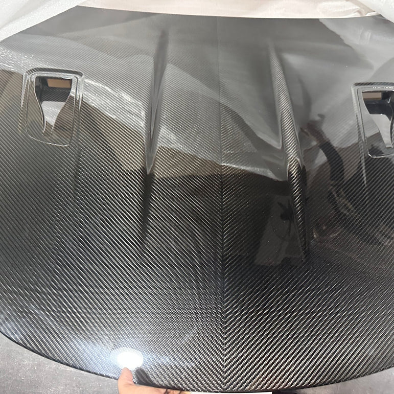 Porsche 718 / 981 / 991.1 / 991.2 Dry - Carbon (Prepreg) GT4 RS Style Bonnet Aftermarket Carbon Fiber Part / Bodykit - Robot Bodykits