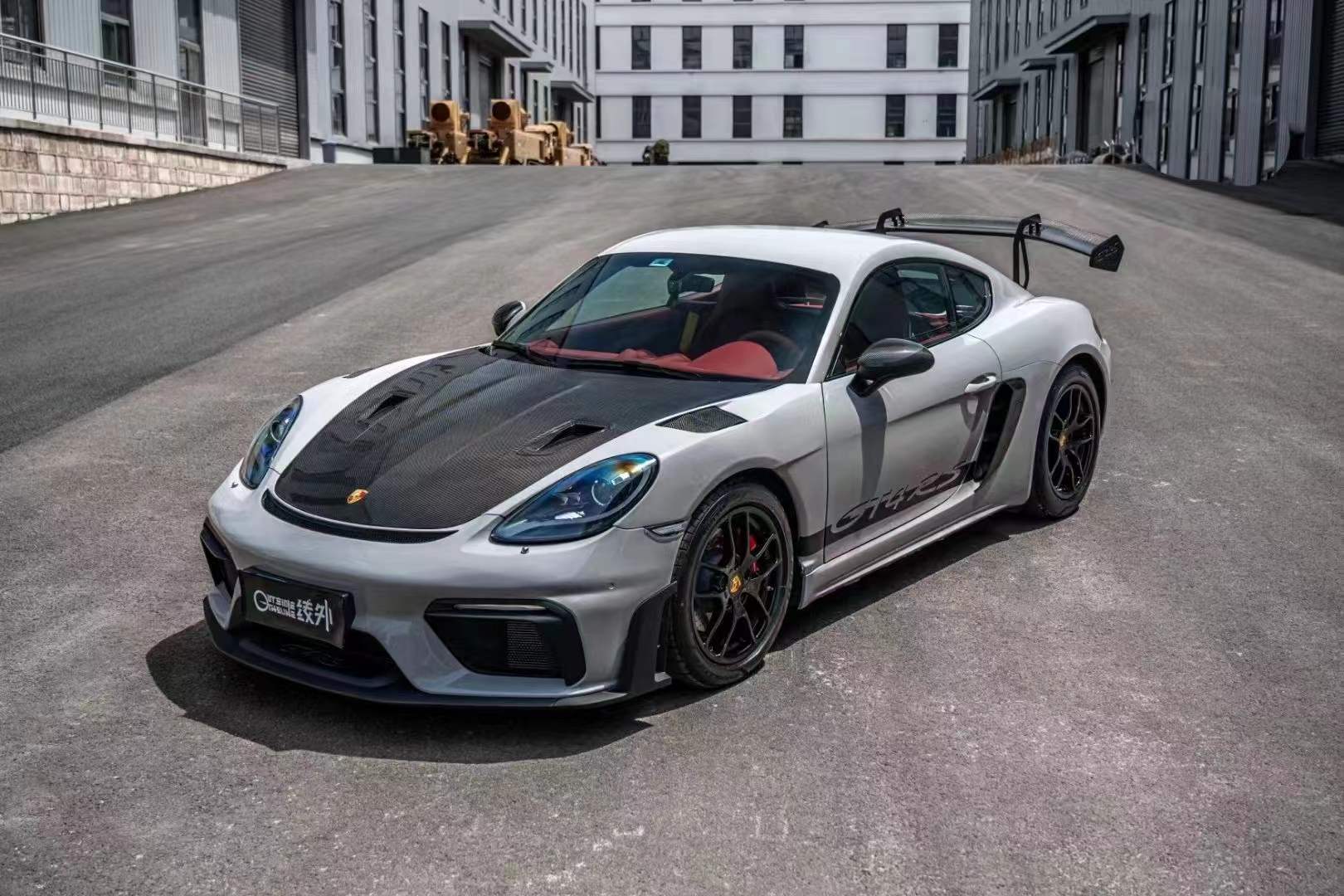 Porsche 718 / 981 / 991.1 / 991.2 Dry - Carbon (Prepreg) GT4 RS Style Bonnet Aftermarket Carbon Fiber Part / Bodykit - Robot Bodykits