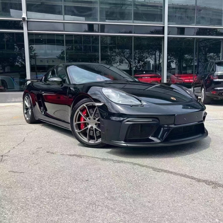 Porsche 718 Cayman GT4 Conversion Kit Aftermarket Carbon Fiber Part / Bodykit - Robot Bodykits