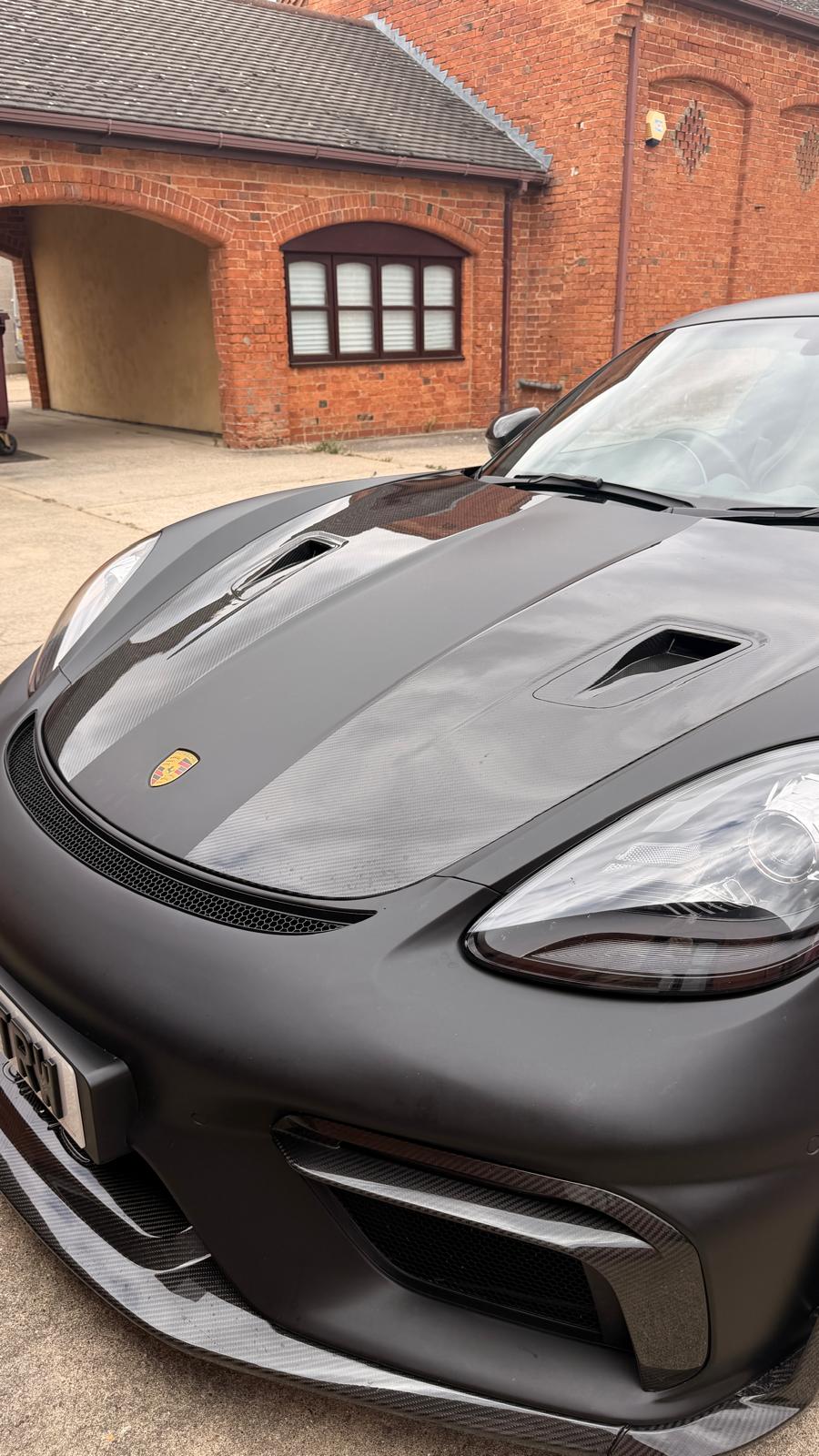 Porsche 718 Cayman GT4 RS Conversion Kit Aftermarket Carbon Fiber Part / Bodykit - Robot Bodykits