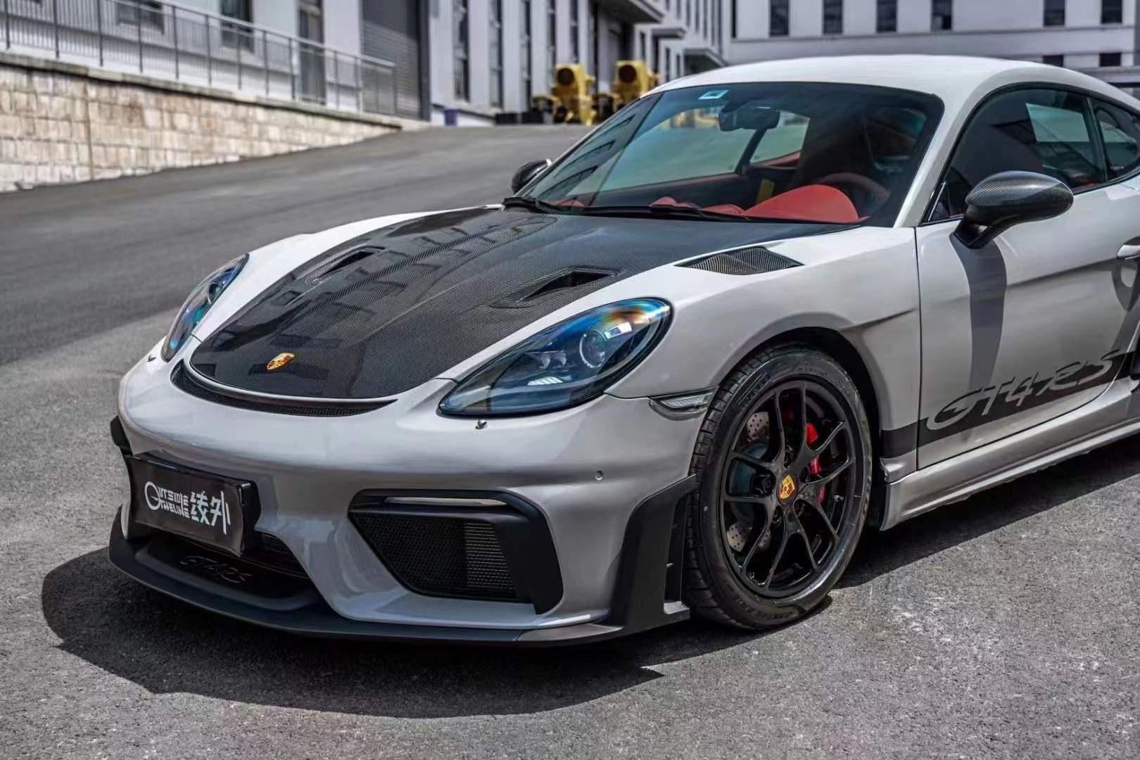 Porsche 718 Cayman GT4 RS Conversion Kit Aftermarket Carbon Fiber Part / Bodykit - Robot Bodykits