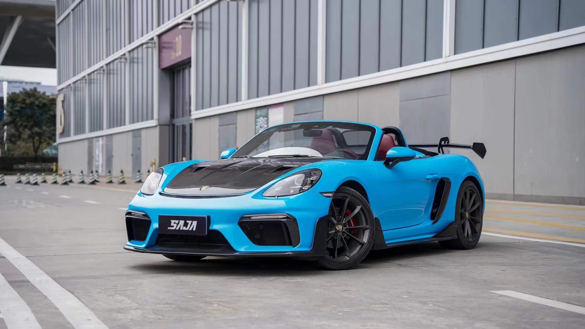 Porsche 718 Cayman GT4 RS Conversion Kit Aftermarket Carbon Fiber Part / Bodykit - Robot Bodykits