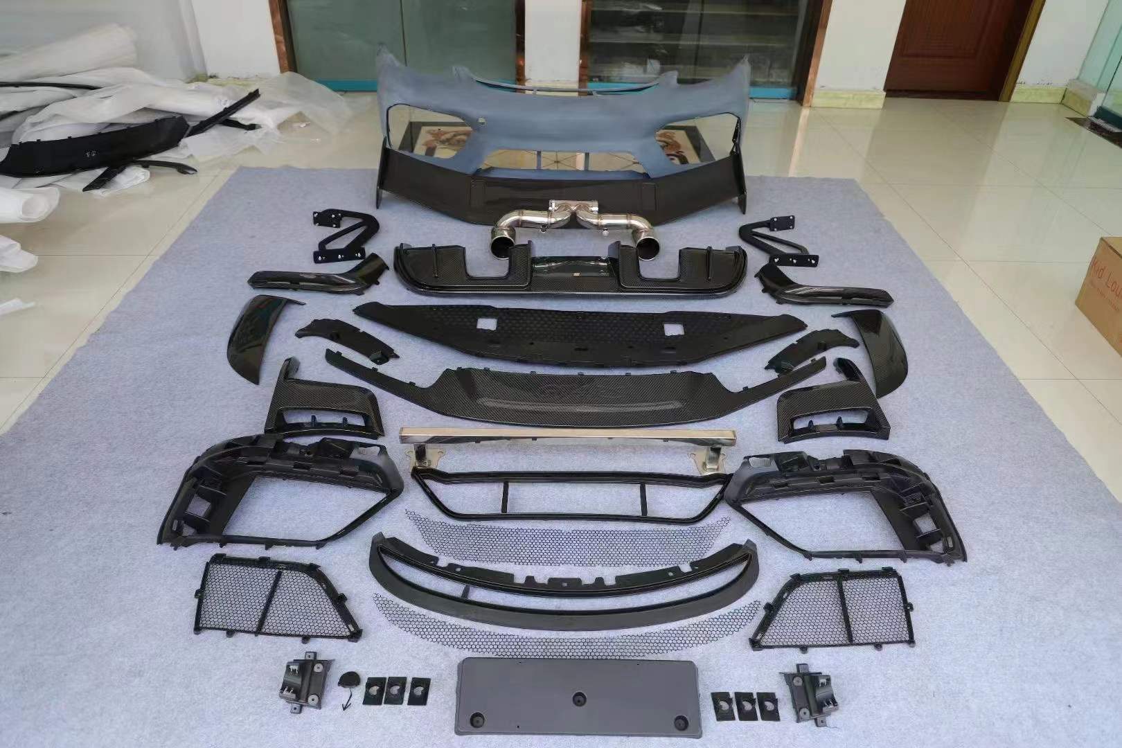 Porsche 718 Cayman GT4 RS Conversion Kit Aftermarket Carbon Fiber Part / Bodykit - Robot Bodykits