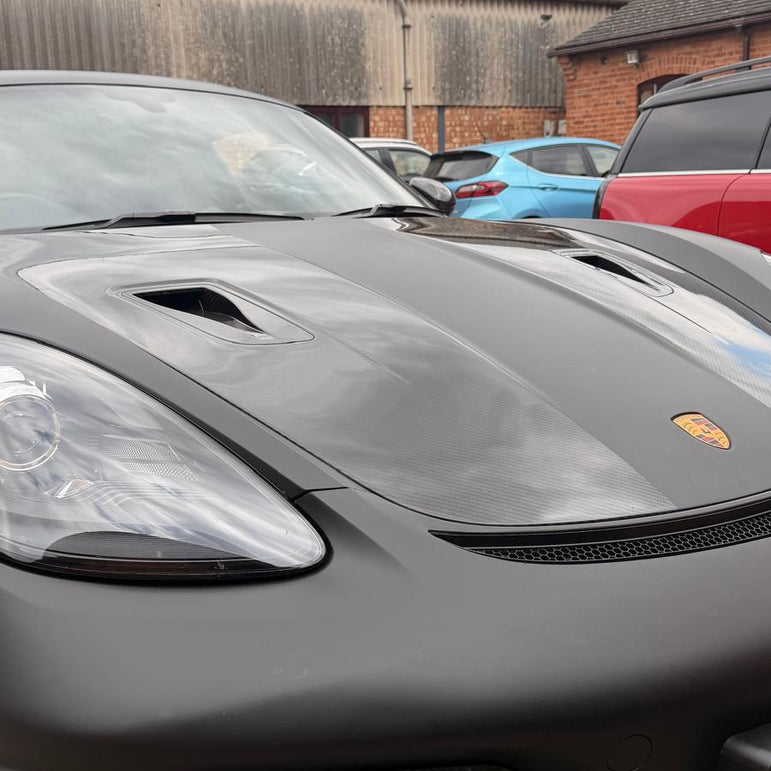 Porsche 718 Cayman GT4 RS Conversion Kit Aftermarket Carbon Fiber Part / Bodykit - Robot Bodykits