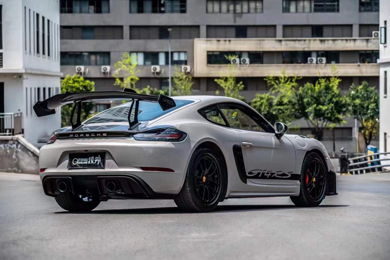Porsche 718 Cayman GT4 RS Conversion Kit Aftermarket Carbon Fiber Part / Bodykit - Robot Bodykits