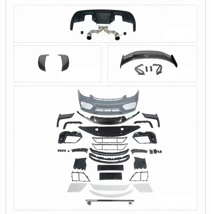 Porsche 718 Cayman GT4 RS Conversion Kit Aftermarket Carbon Fiber Part / Bodykit - Robot Bodykits