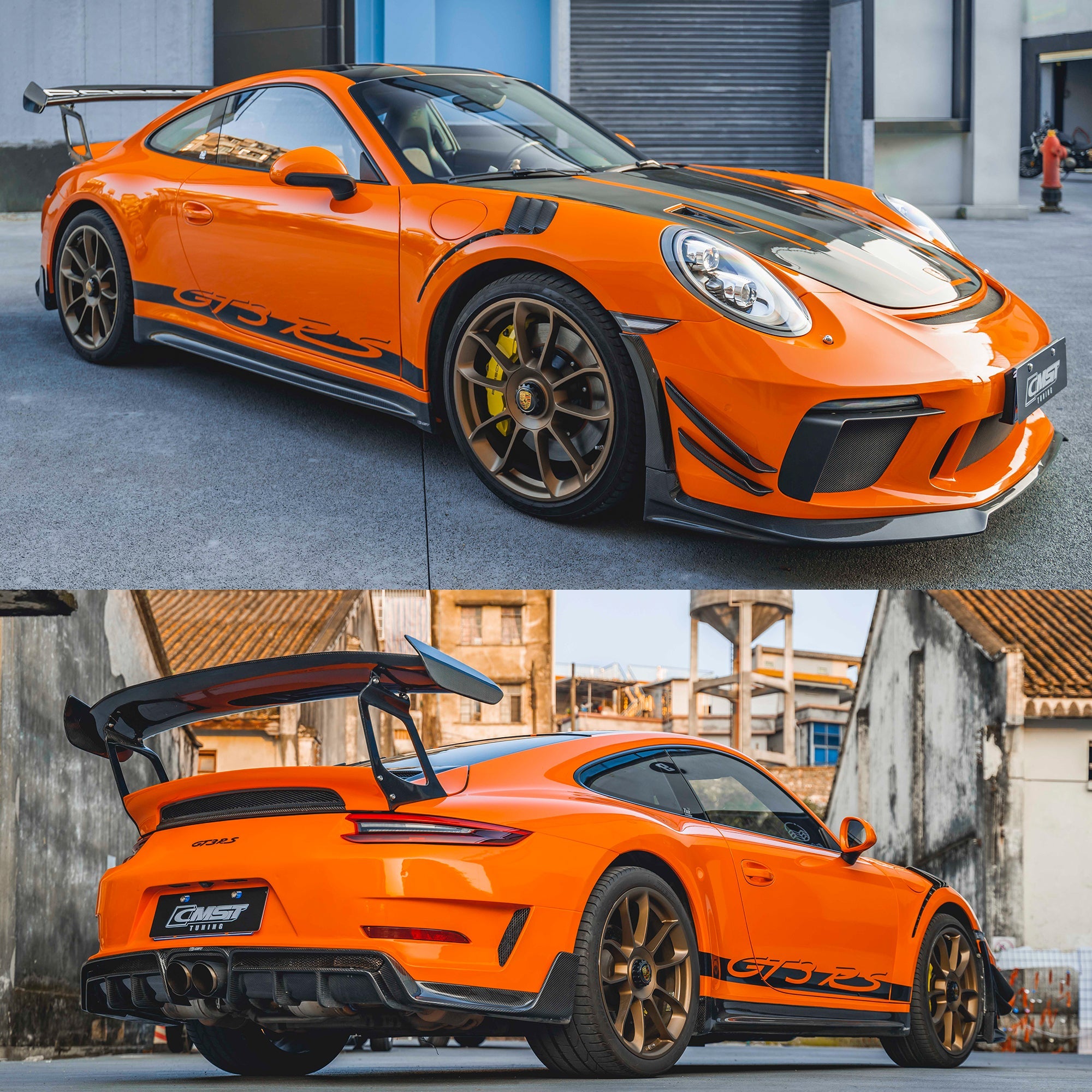 Porsche 911 (991) GT3 Conversion Body Kit 2012–2019 – CMST Dry Carbon / FRP Aero Package Aftermarket Carbon Fiber Part / Bodykit - Robot Bodykits