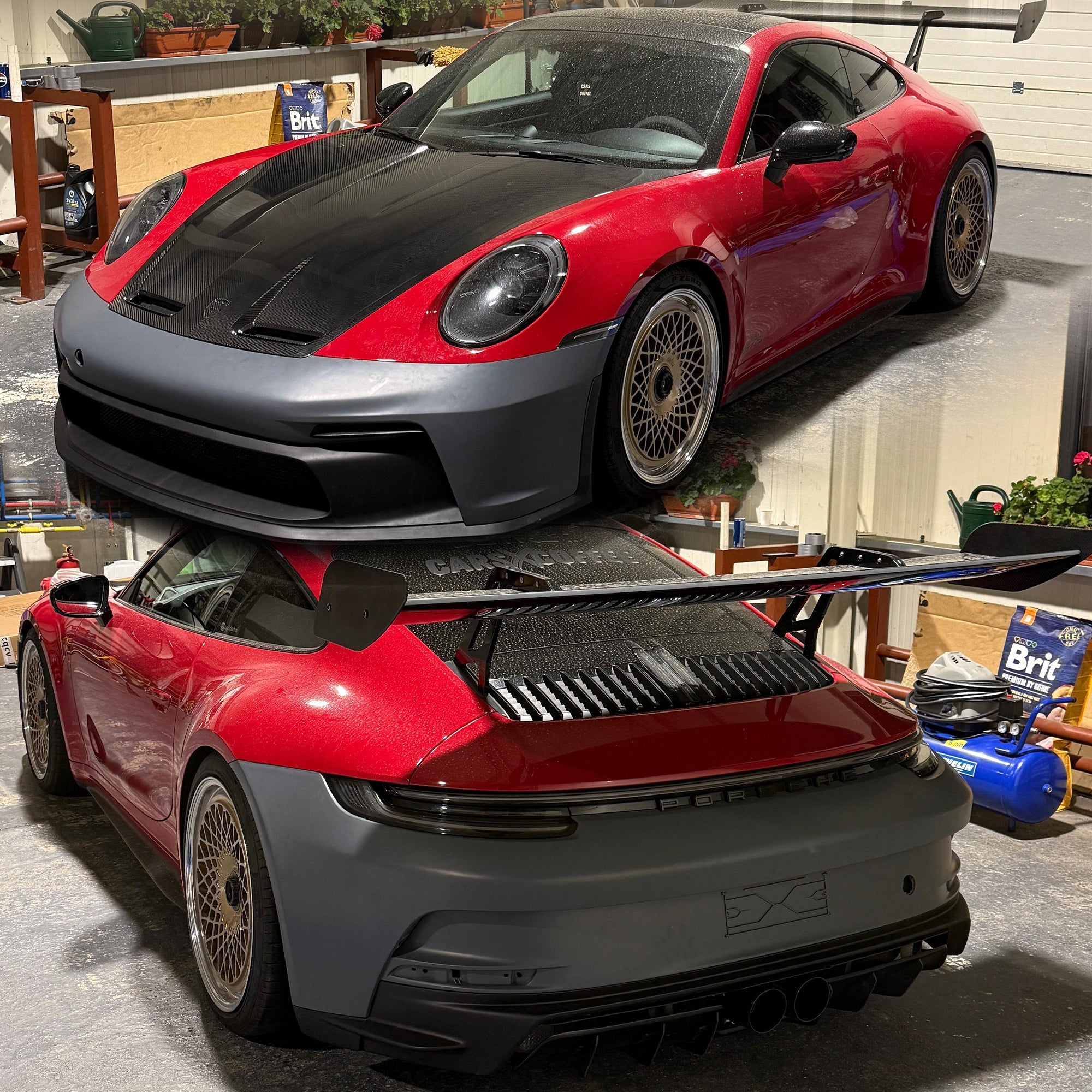 Porsche 911 (992) GT3 Conversion Kit (PP Polypropylene) 2019+ Aftermarket Carbon Fiber Part / Bodykit - Robot Bodykits
