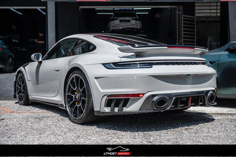 Porsche 911 992.1 Turbo S Paktechz Full Dry Carbon Aerodynamics kit 2020 - 2024 Aftermarket Carbon Fiber Part / Bodykit - Robot Bodykits