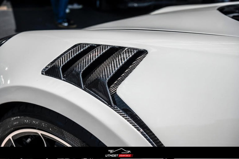 Porsche 911 992.1 Turbo S Paktechz Full Dry Carbon Aerodynamics kit 2020 - 2024 Aftermarket Carbon Fiber Part / Bodykit - Robot Bodykits
