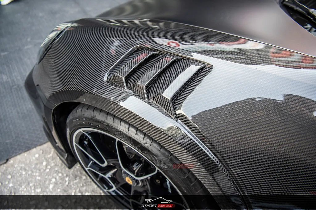 Porsche 911 992.1 Turbo S Paktechz Full Dry Carbon Aerodynamics kit 2020 - 2024 Aftermarket Carbon Fiber Part / Bodykit - Robot Bodykits