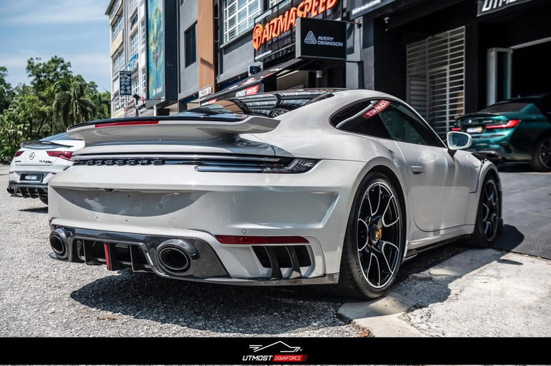 Porsche 911 992.1 Turbo S Paktechz Full Dry Carbon Aerodynamics kit 2020 - 2024 Aftermarket Carbon Fiber Part / Bodykit - Robot Bodykits