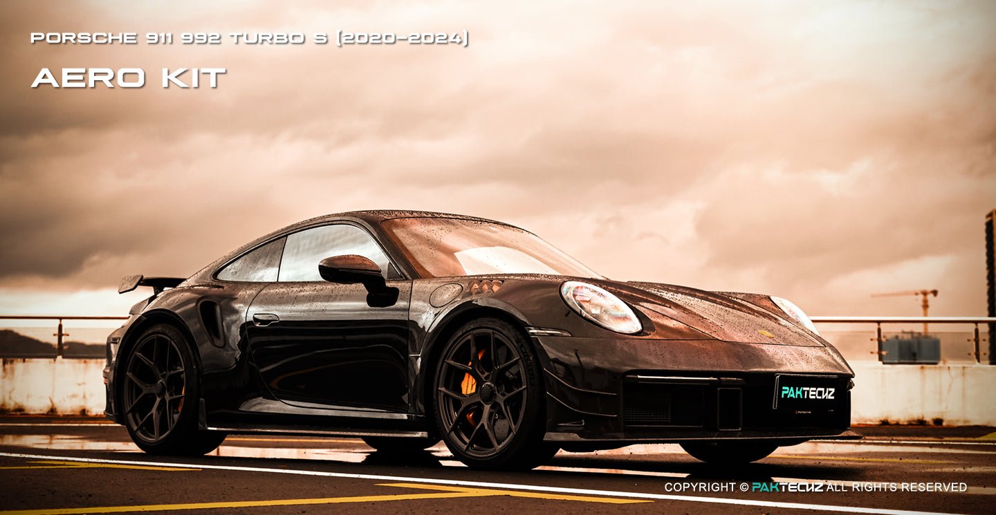 Porsche 911 992.1 Turbo S Paktechz Full Dry Carbon Aerodynamics kit 2020-2024 Aftermarket Carbon Fiber Part / Bodykit - Robot Bodykits