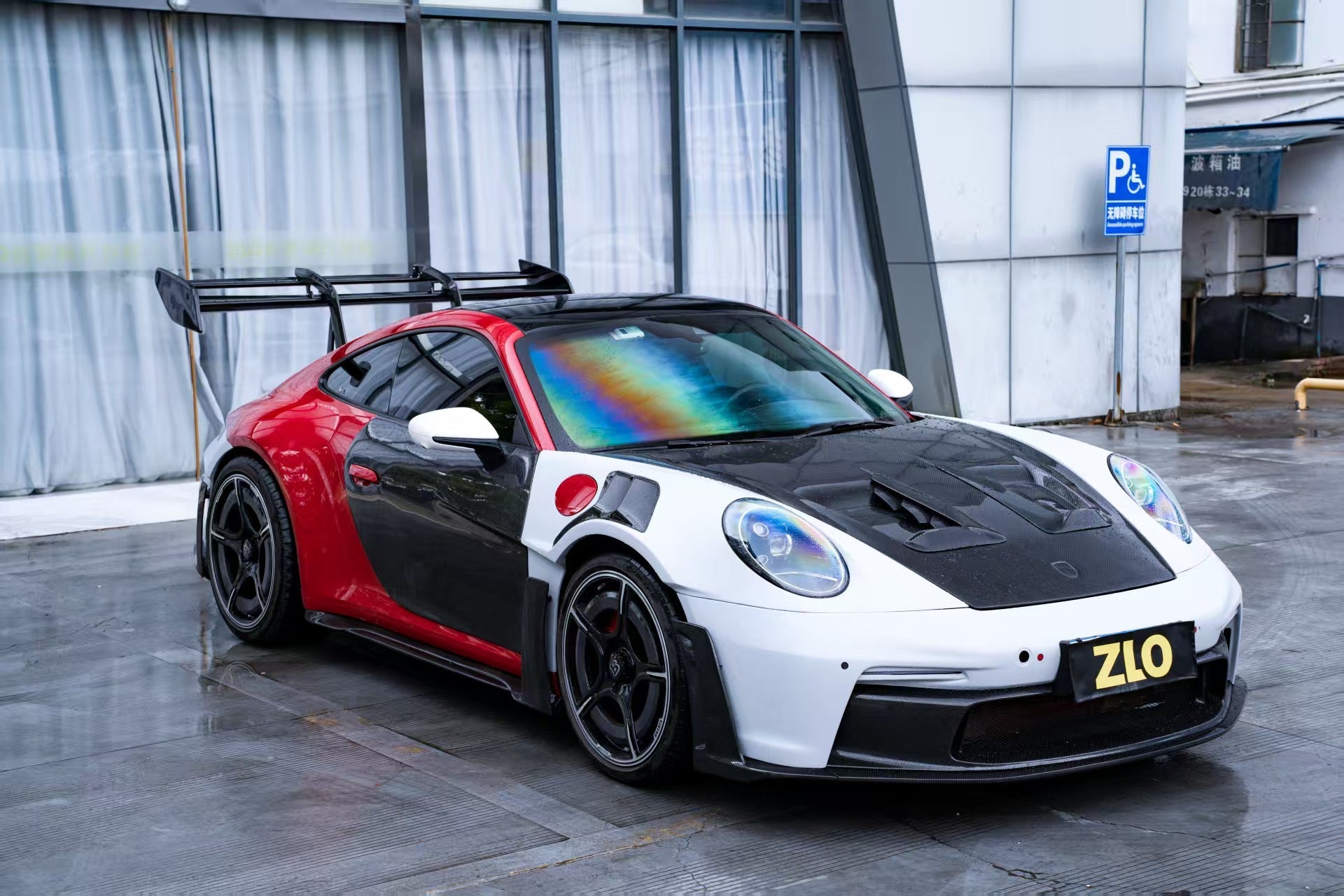 Porsche 911 992.1 Upgrade to GT3 RS Full PP Polypropylene + Dry - Carbon Fibre Conversion Kit Aftermarket Carbon Fiber Part / Bodykit - Robot Bodykits