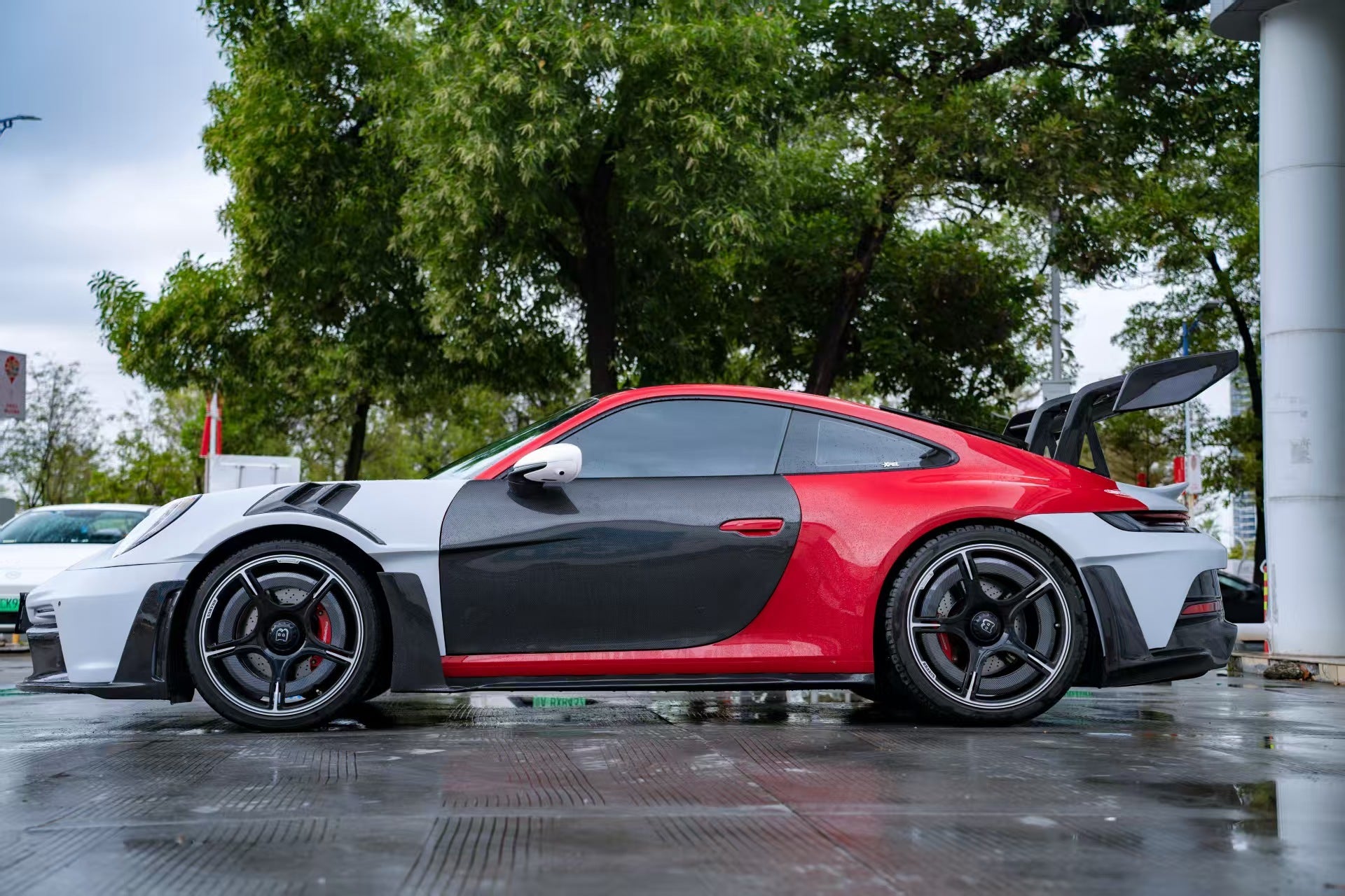 Porsche 911 992.1 Upgrade to GT3 RS Full PP Polypropylene + Dry - Carbon Fibre Conversion Kit Aftermarket Carbon Fiber Part / Bodykit - Robot Bodykits