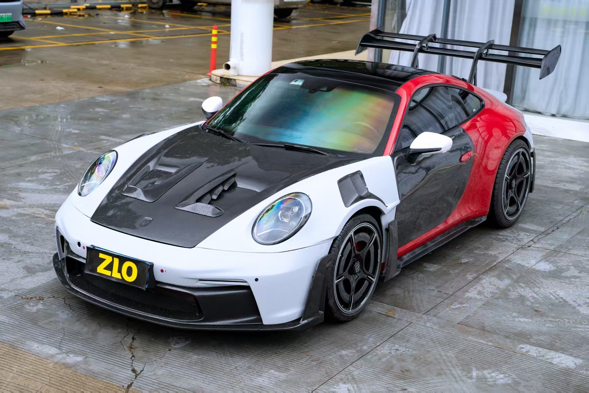Porsche 911 992.1 Upgrade to GT3 RS Full PP Polypropylene + Dry - Carbon Fibre Conversion Kit Aftermarket Carbon Fiber Part / Bodykit - Robot Bodykits