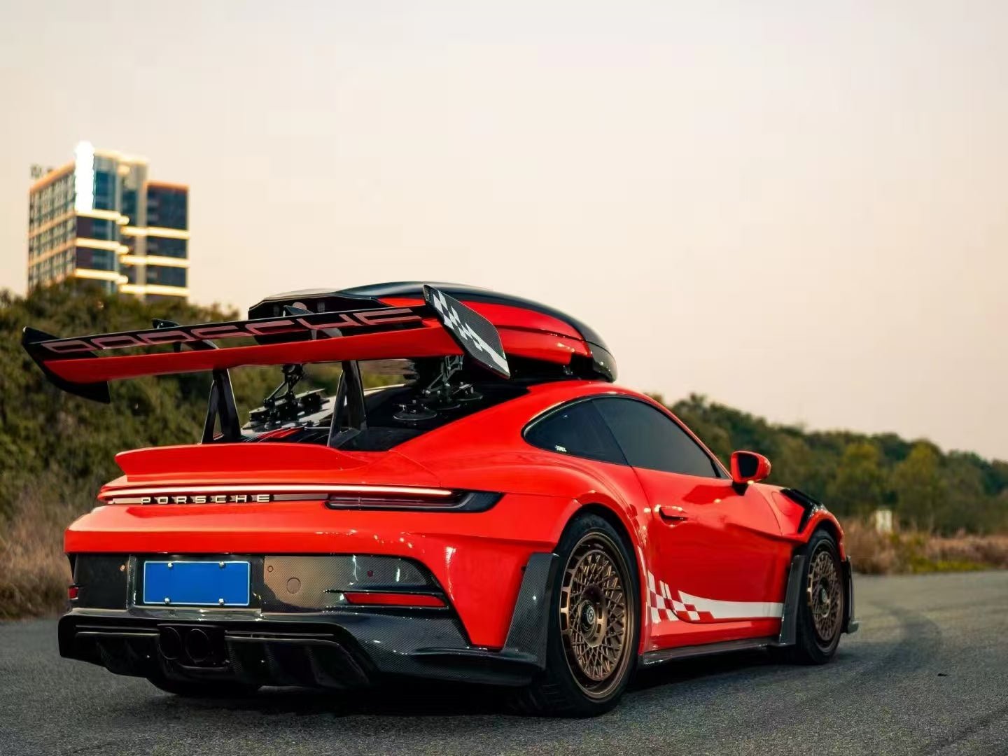 Porsche 911 992.1 Upgrade to GT3 RS Full PP Polypropylene + Dry - Carbon Fibre Conversion Kit Aftermarket Carbon Fiber Part / Bodykit - Robot Bodykits