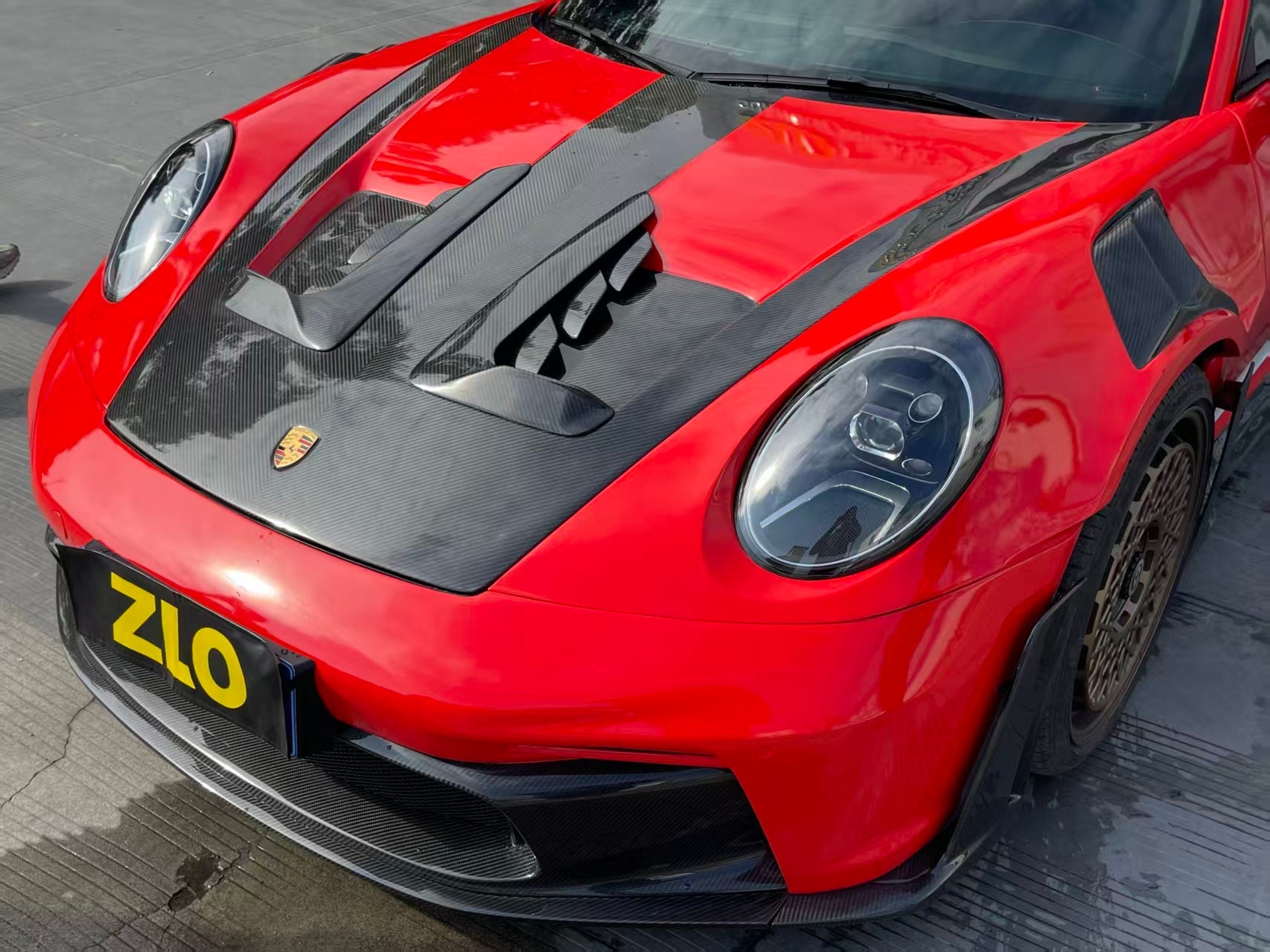 Porsche 911 992.1 Upgrade to GT3 RS Full PP Polypropylene + Dry - Carbon Fibre Conversion Kit Aftermarket Carbon Fiber Part / Bodykit - Robot Bodykits