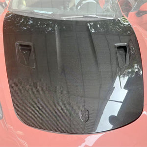 Porsche 987 / 997 Dry-Carbon (Prepreg) GT4 Style Bonnet