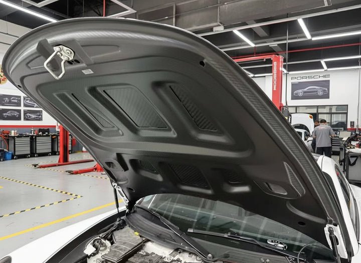 Porsche 987 / 997 Dry-Carbon (Prepreg) GT4 Style Bonnet Aftermarket Carbon Fiber Part / Bodykit - Robot Bodykits