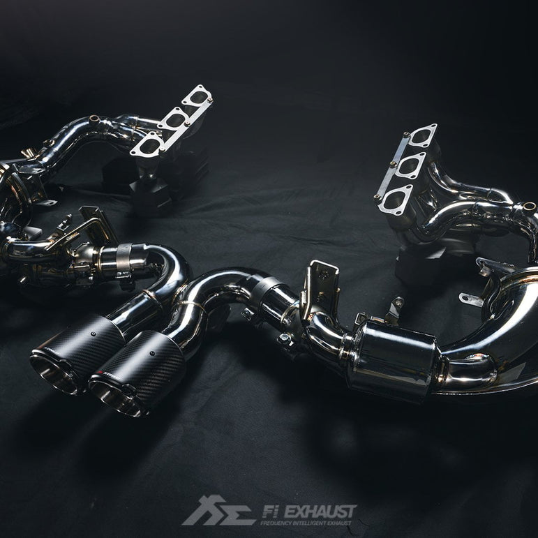 Porsche 992 GT3 Fi Exhaust Aftermarket Carbon Fiber Part / Bodykit - Robot Bodykits