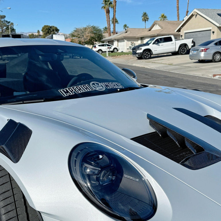 Porsche 992 GT3 RS Plastic OEM Dry-Carbon Replacement Kit Aftermarket Carbon Fiber Part / Bodykit - Robot Bodykits
