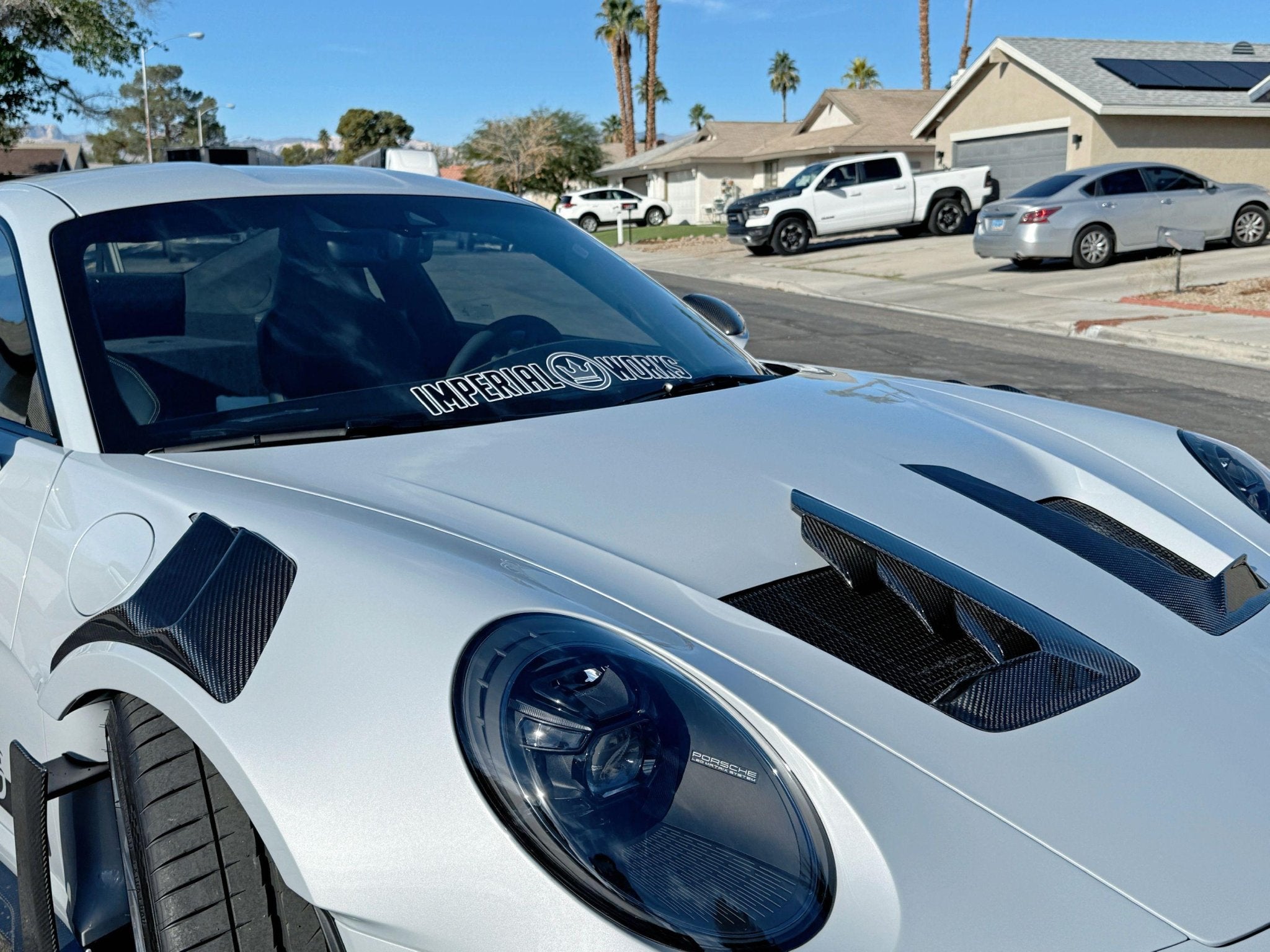 Porsche 992 GT3 RS Plastic OEM Dry-Carbon Replacement Kit Aftermarket Carbon Fiber Part / Bodykit - Robot Bodykits
