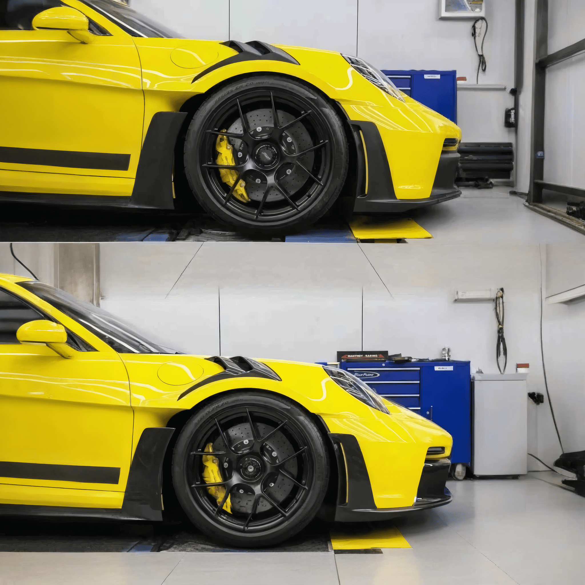 Porsche 992 GT3 RS Plastic OEM Dry-Carbon Replacement Kit Aftermarket Carbon Fiber Part / Bodykit - Robot Bodykits