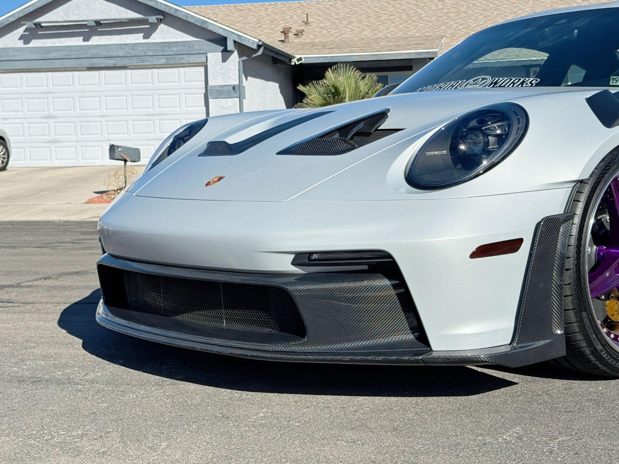 Porsche 992 GT3 RS Plastic OEM Dry-Carbon Replacement Kit Aftermarket Carbon Fiber Part / Bodykit - Robot Bodykits