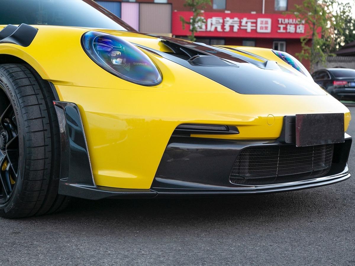 Porsche 992 GT3 RS Plastic OEM Dry-Carbon Replacement Kit Aftermarket Carbon Fiber Part / Bodykit - Robot Bodykits